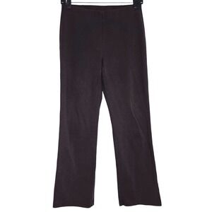 Eileen Fisher Kick Boot Leg Pants Women's Brown Tencel Stretch F16TSP Size PP